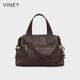 Viney cowhide bag women's bag large capacity portable commuting shoulder crossbody bag birthday gift high-end gift to girlfriend and wife