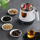 Biooner tea kettle, spray type tea kettle, steam type black tea kettle, office home kettle, mini health pot flower tea kettle, white (basic model) 0.8L