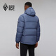 Black Ice Outdoor Wandern Wasserdicht, atmungsaktiv, winddicht, warm und verschleißfest 700 Puff Gänsedaunen Herren Daunenjacke FAF8576 Blau Grau L