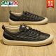 Zapatos de cartelo zapatos para hombres otoño para hombres 2025 nuevos zapatos de un solo paso de verano para hombres zapatos de gorro de cuero casual de cuero casual t6227 mi azul 40 longitud interna 25.0cm