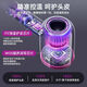 Lefensheng National 3C Certification丨5 billion negative ions for hair care High-speed leafless hair dryer household silent negative ions high power does not hurt hair strong wind Huaqiangbei hair dryer bright purple-five air nozzles 5 billion moisturizing negative ions丨constant temperature hair care and quick drying 2025 new style丨top version gift box丨10-year warranty only replacement but not repair