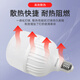 Philips (PHILIPS) LED bulb high color rendering high power 50W cylindrical bulb high brightness energy-saving lighting bulb light source E27 screw white light 6500K