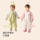 Balabala children's clothing baby jumpsuit newborn baby clothes bag fart clothes winter clothing plus velvet thickening cute boys and girls baby clothes