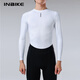 INBIKE quick-drying sweatshirt bottoming vest men's cycling clothing mountain road bicycle long-sleeved top white M