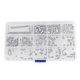 Tianzhuo Hardware Tip/Flat End/Concave End Set Screw Set Hexagon Headless Screw Top Screw Machine M3M4M5M6 304 Flat End Set Screw Set One Box