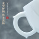 Yuquan Longmen mutton-fat jade glazed office cup Dehua white porcelain tea cup large-capacity water cup household drinking tea cup with lid 3. Longteng office cup (without liner) 380ml