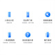 Mijia Xiaomi produces 215 liter three-door small household refrigerator, three-door, three-temperature, energy-saving, quiet operation, refrigeration and refrigeration, rental dormitory BCD-215MDMJ05