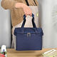 Insulated bag portable insulated bag 8 hours aluminum foil thickened large student lunch box bag office worker waterproof navy blue small thickened insulated model