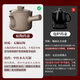 Persson old-fashioned traditional Chinese medicine frying pan household boiling medicine casserole crock pot boiling traditional Chinese medicine unglazed medicine pot frying pan decoction medicine jar open fire 5L
