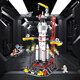 Crown Nest Building Blocks Assembling Educational Toys 6-12 Years Old Rocket Spaceship Children's Toy Boy Birthday Gift Puzzle