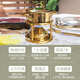 Kisag small hot pot home hotel club 16cm gold single small hot pot pot per person, pot 304 stainless steel gold (anti-scald upgrade) 16cm