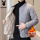 Playboy (PLAYBOY) Lined Cotton Jacket Men's Autumn and Winter Warm Cotton Jacket with Velvet for Junior and High School Uniforms Magic Inner Cotton Jacket Black XL 120-140Jin Jin is equal to 0.5 kg