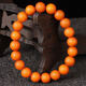 Minol's ancient collection-grade old beeswax frosted full-wax bracelet with a diameter of about 8.5mm