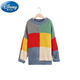 Disney large size spring clothing autumn and winter parent-child clothing 2025 new trendy mother-child clothing for a family of three or four rainbow sweater Korean version green 120cm