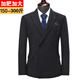 SAINT ANGELO large size suit men's suit formal black double-breasted lapel plus fat and fattening groom's wedding black 18156 (single suit jacket) XL 180