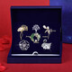 QUAMER autumn and winter new one-week brooch set with swan niche temperament, elegant and exquisite corsage brooch A style