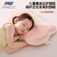 SOMERELLE Children's Memory Foam Pillow, Deep Sleep Pillow Core, Special Cervical Support for Babies 6-12 Years Old, Primary School Students Take a Whole Head Nap, Single Pack - Pink, Designed for Children, Cares for a Full Night's Sleep, 33x53x7cm