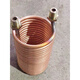 Copper coil custom non-standard spiral spring copper tube cooling cycle condensation pipe steam chiller heat exchanger 19mm thick