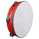 Stupid Beibei tambourin de danse le professeur de tambourin pour enfants de la maternelle utilise un hochet instrument de percussion à manivelle pour l'examen de qualité tambourin professionnel à clap de main tambourin rouge de 6 pouces-15 cm