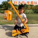Crane model simulation remote control fuel oversized toy car crane crane large engineering vehicle children's car men's giant crane on the market - can seat people