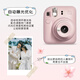 Fuji (FUJIFILM) Polaroid mini12 mini11/7/9 upgraded model, photo paper, one-shot imaging camera, birthday gift, Mini12 light cherry pink (ready in stock), official standard + Ins style photo frame + photo album + crystal case