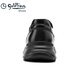 Goldlion Men's Shoes New Leather Toe Cowhide Business Casual Shoes Slip-On Lazy Shoes Flat Heel Thick-soled Loafers Black 40