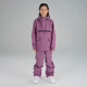Xueyipai children's ski wear double-board snowboard pants for boys and girls windproof and waterproof mid-to-large roland purple-B one size fits all 110
