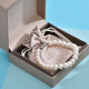 Jingrun Zhuohua S925 silver inlaid with white nearly round freshwater pearl bracelet mother style 9-10mm19cm for mother