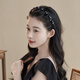 Chimera (CHIMERA) non-slip braided hair artifact hair hoop broken hair toothed headband hair accessories female high-end hairpin girl birthday gift