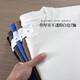 纯白色500g重磅T恤纯棉加厚螺纹领口短袖oversize潮牌三本针半袖 500g重磅短袖-灰色 XL 建议158-178斤