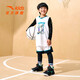 Anta-Kindersportschuhe für Jungenbasketballschuhe für 2024 Frühlingsfestival Neues Schock-Polsterer-Kee-Resistant Sport Training Sneakers [Windunnel] Schwarz/Papagei Green 9901-4 Größe 29