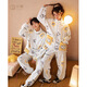 Gongdie thermal storage type BRUNCH BROTHER autumn and winter couple pajamas for women, thickened flannel home clothes for men