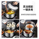 Supor steamer gas stove 304 stainless steel soup pot Zhenweixian gas society double-layer multi-bottom steaming fish pot large capacity pot high arch lid steamer - 30cm