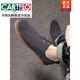 CARTELO men's shoes autumn suede leather Martin boots men's low-top British genuine leather soft sole business casual frosted anti-suede leather shoes for men black tendon color sole 9006 42