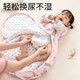 Bei Chuzhong baby sleeping bag spring, autumn and winter 0-1-3 years old baby 2 all-in-one thickened pure cotton anti-cold anti-kicking quilt anti-jumping thickened autumn and winter-Eiffel Forest-Pink Intelligent temperature measurement room temperature 0-15 M size Height 65-80cm Recommended age 9 months-2 years