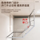 
ArROW shower room glass partition wet and dry separation diamond sliding door side sliding door home bathroom bathroom screen bathroom room 1050*1050 stainless steel side sliding door [2499] bright silver