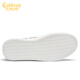 Carbin men's shoes genuine summer new breathable casual board shoes men's fashionable low-top canvas shoes men's printed shoes men's trendy shoes white 40 [=sports shoes size 41]