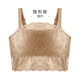 Qianami tube top bra for women with large breasts and small vest style without rims, thin section, breast-retracting and beautiful back bra, invisible skin M (75CDE)