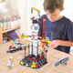 Crown Nest Building Blocks Assembling Educational Toys 6-12 Years Old Rocket Spaceship Children's Toy Boy Birthday Gift Puzzle