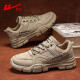 Krieger offizielle Wanderschuhe Herrenschuhe Sommer Trendy Vielseitig vielseitige Stiefel Herren Outdoor Casual Sports Schuhe Herren Khaki 44