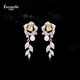 Eternelle French eternal original design camellia earrings are elegant, light luxury and high-end earrings for women