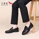 Red Dragonfly men's shoes business casual shoes men's high-end shoes crocodile pattern leather shoes men WLA150551 black 42