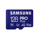 Samsung (SAMSUNG) 128GB TF MicroSD memory card 4K high-speed blue card U3A2V30 reading speed 180MB/s game console drone action camera memory card PRO Plus