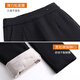 Flying in the Snow Extra Thick Down Pants Women's Outerwear Winter High Waist Straight Leg Middle-aged and Elderly Northeast Warm Goose Down Cotton Pants - 40 Degrees Below Pure White Goose Down - Full Pants Filling - Extra Thick Black L 90-110Jin Jin is equal to 0.5kg