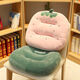 Yingzhu'er cushion office chair sedentary bench thickened seat cushion student classroom dormitory butt pad can sit on the floor mat strawberry crystal super soft short plush upgrade belt 5 increased skin-friendly cushion universal for all seasons