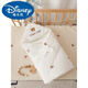 Disney (Disney) newborn baby blanket, spring and autumn style, pure cotton thin blanket, newborn anti-fright, maternity room swaddle, universal for all seasons, white sand cute bear bean blanket, spring and autumn style 100*100cm