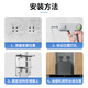Miaoxinsi range hood lifting hook thickened bracket hood telescopic hanger pendant can be adjusted up and down the hanging plate accessories top suction 7-shaped T-shaped side suction universal floating hanging piece