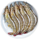Jingdong Supermarket directly sourced Ecuadorian white shrimp from overseas, salted and frozen, net weight 4Jin Jin is equal to 0.5kg, 60-80 pieces/box, self-operated hot pot ingredients