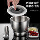 No Miyoupin 304 stainless steel garlic masher household mash jar manual garlic grinder garlic mortar masher mortar mortar
