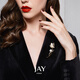 Jay corsage brooch, high-end women's coat pin, birthday gift for mother, mother-in-law and elders